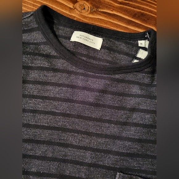 Saturdays New York City SZ M Mens Shirt - Picture 2 of 3